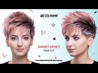 Short Spiky  Pixie Cut