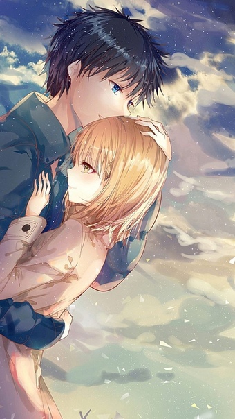 Cute anime couple images