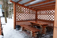 Беседка с мангалом