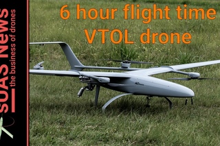 ALTi Transition VTOL fixed-wing drone flies for 6 hours
