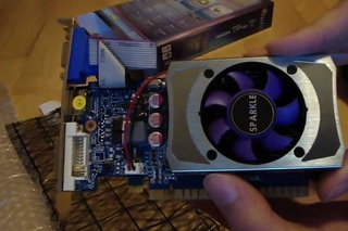 Sparkle nVidia GeForce GT 430 unboxing