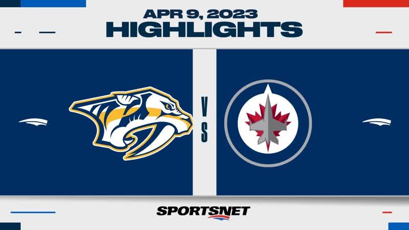 NHL Highlights Predators vs. Jets April 8,
