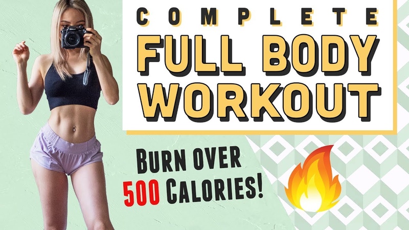 Complete Fat Blasting Full Body Workout, Burn 500 Calories, Warm Up Cool