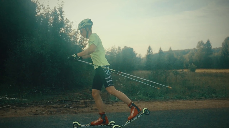 Rollerski on the