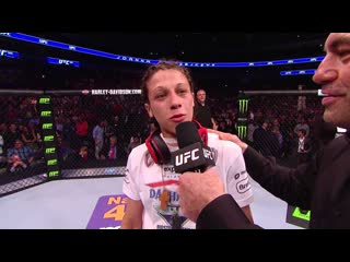 UFC 185: Joanna Jedrzejczyk Octagon Interview