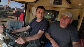 Убираем озимый рапс день третий