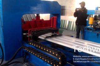 500mm Curving Radius PLC Control Bull Nose Cranking Machine To Curve IBR Sheets