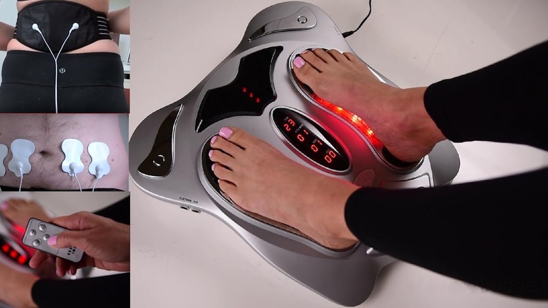 Review Top10 electric pulse foot massager machine with heat for diabetics reflexology