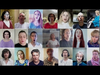 Виртуальный хор | Камерный хор “Партес“ “Молитва“ Тысячи свеч...