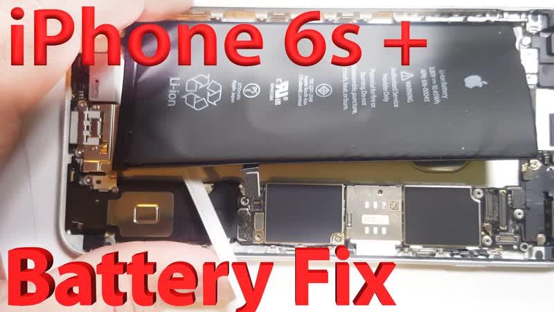 i Phone 6s Plus battery replacement in 3