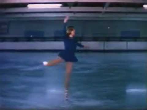 Darlene Gilbert skating on