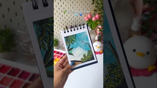 Sketchbook tour #artshorts #shortsviral #painting #gouachepaint #artshortvideo ##aesthetic #artwork