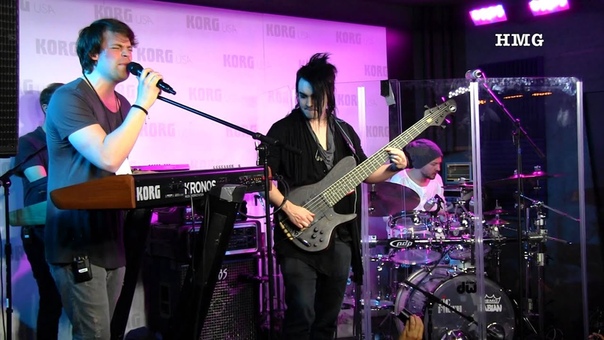 Dirty Loops Hit Me w, Henrik Linder on Bass NAMM 2015 KORG