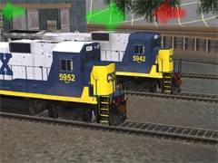 GE B40-8 CSX YN2 #5933
