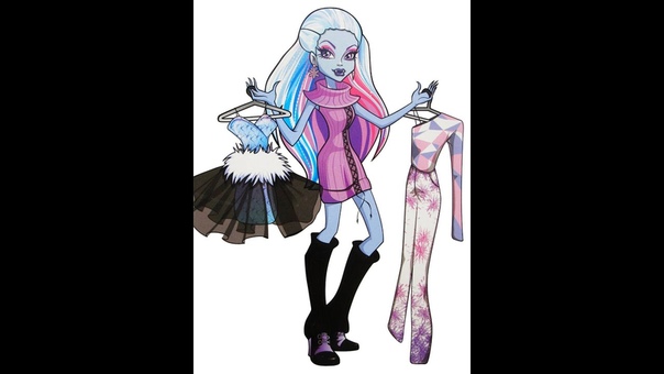 Monster High Abbey Bominable I love fashion обзор на