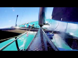 Crazy Save on a Hydrofoil Sailboat | Red Bull Youth America's Cup