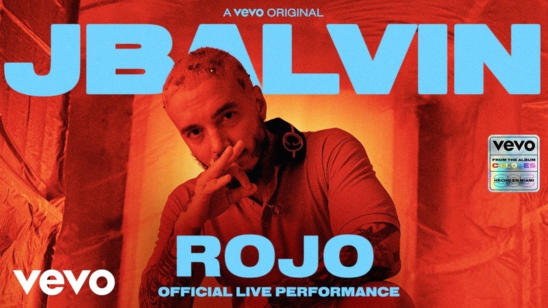 J Balvin Rojo ( Official Live Performance),