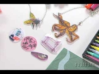 Make It Mine Magazine - Coloring Shrink Plastic
