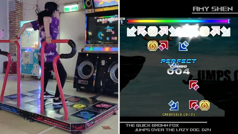 The Quick Brown Fox Jumps Over The Lazy Dog D24 Pump It Up Prime2 PIU by Amy
