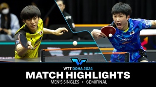 Shunsuke Togami vs Tomokazu Harimoto | MS SF | WTT Contender Doha 2024