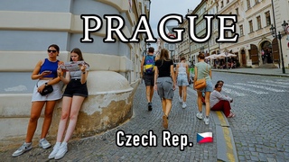 Prague Sightseeing Tour 2023  Czech Republic | 4K 60fps HDR with Binaural Sound (85min)