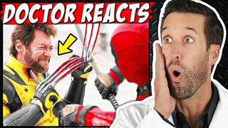 ER Doctor REACTS to Marvel's Deadpool & Wolverine Fight Injuries