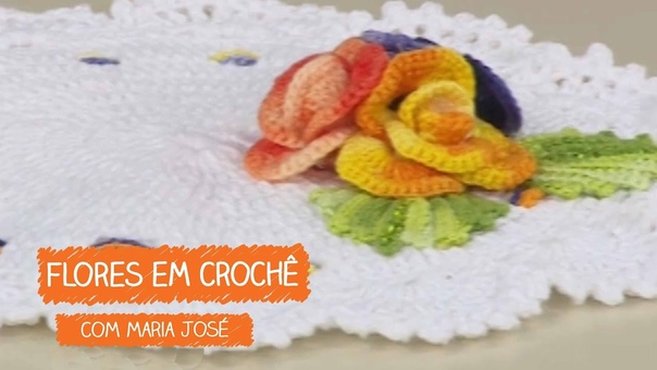 Flores e Folhas em Crochê com Maria José, Vitrine do Artesanato na TV Rede