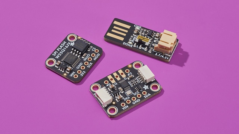 New Products 11, 02, 2022 Featuring, Adafruit SPI FLASH Breakout W25 Q16 16 Mbit, 2