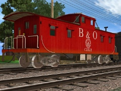 B&O Center Cupola Caboose 398