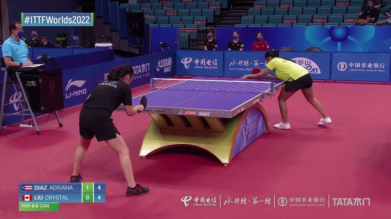 Highlights, Adriana Diaz ( PUR) vs Crystal Liu ( CAN), WT Grps, ,